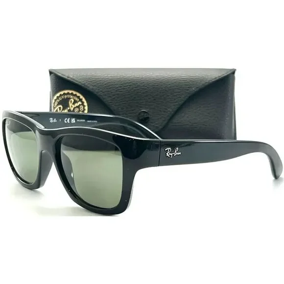 NEW RAY-BAN RB 4194 601/9A BLACK AUTHENTIC POLARIZED SUNGLASSES 53-17 140 - Picture 1 of 5